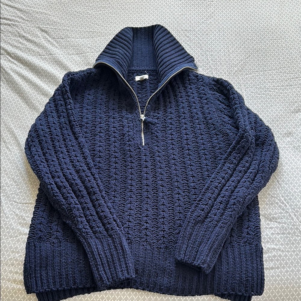 Aerie Navy Sweater Size XXS
